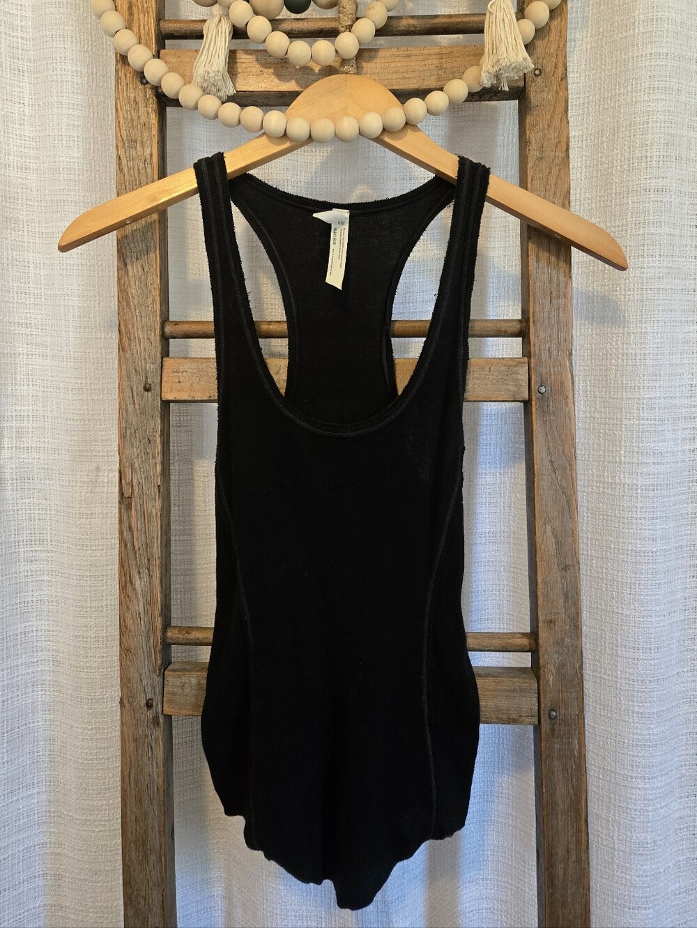 Free People Black Racerback Tank